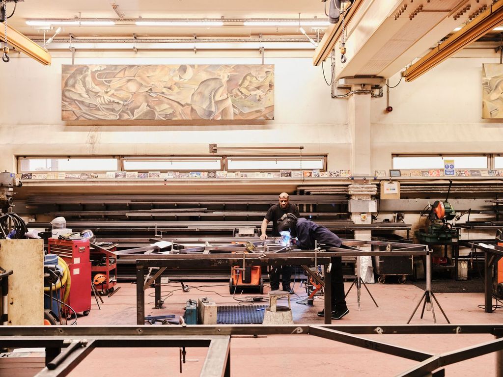 Image of Maria in the workshop